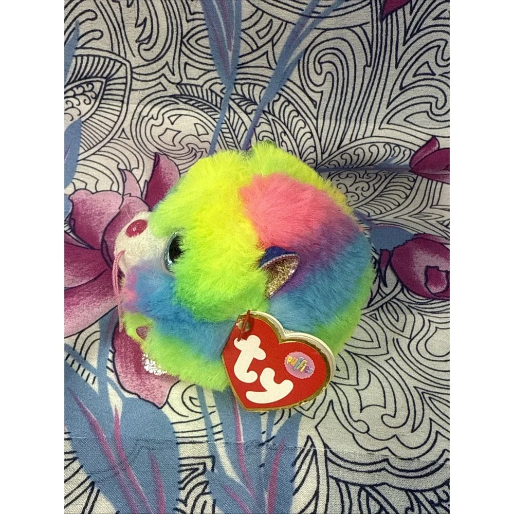 NWT TY Puffies Beanie Babies 2021 GIZMO‎ the Cat 4
